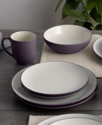 Colorwave Coupe 16 Pc. Dinnerware Set, Service for 4