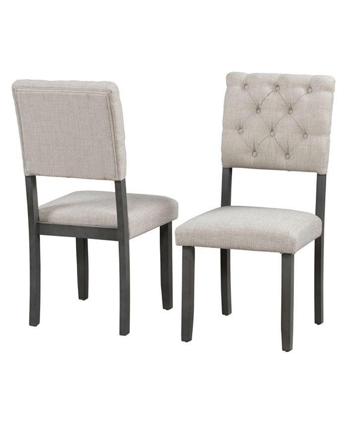 Simplie Fun 6 Piece Dining Table and Chair Set with Special shaped