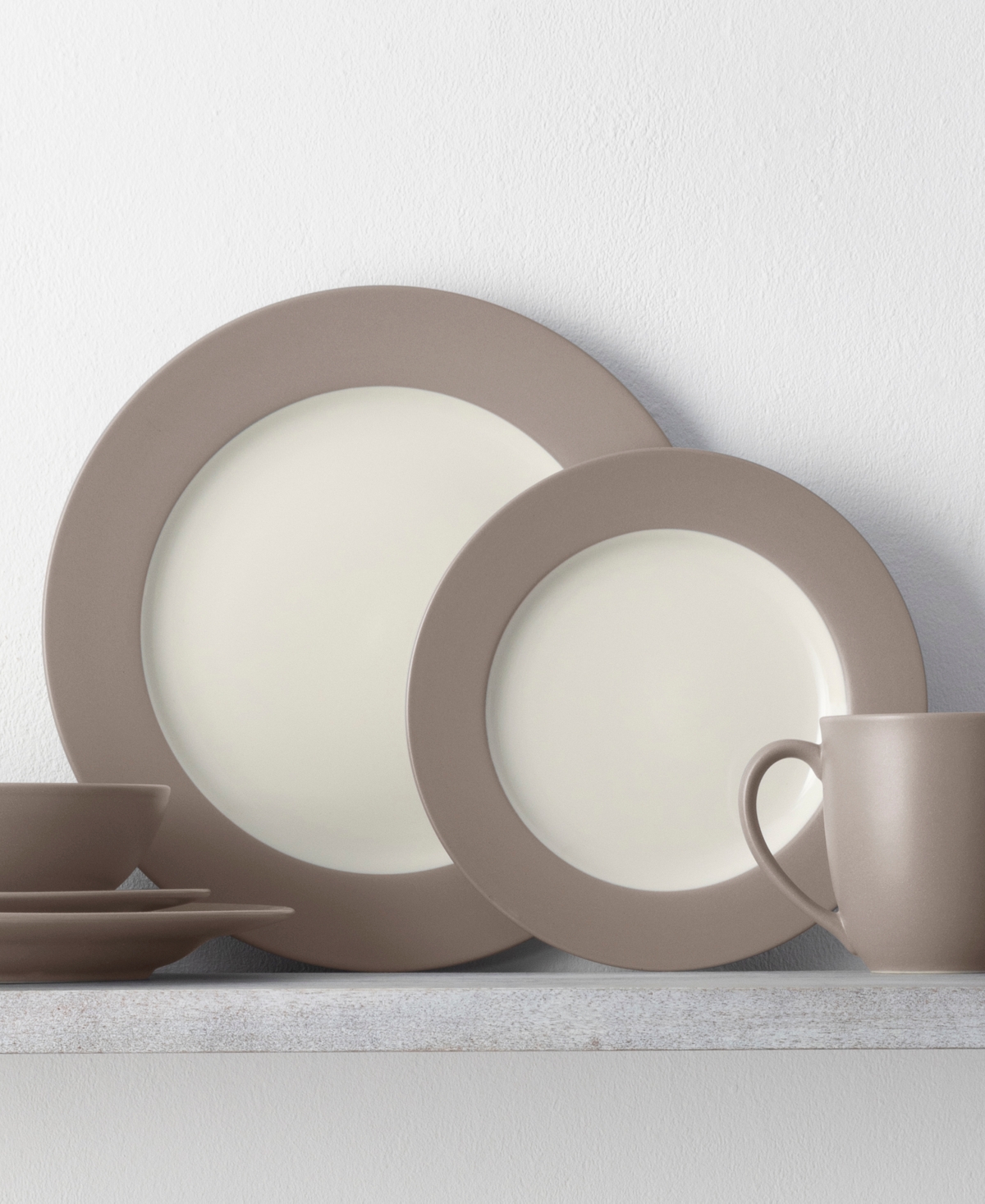 Noritake Colorwave Rim 16-pc. Dinnerware Set, Service For 4 In Sand