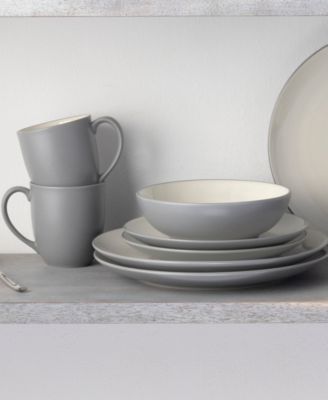 Colorwave Coupe 16 Pc. Dinnerware Set, Service for 4