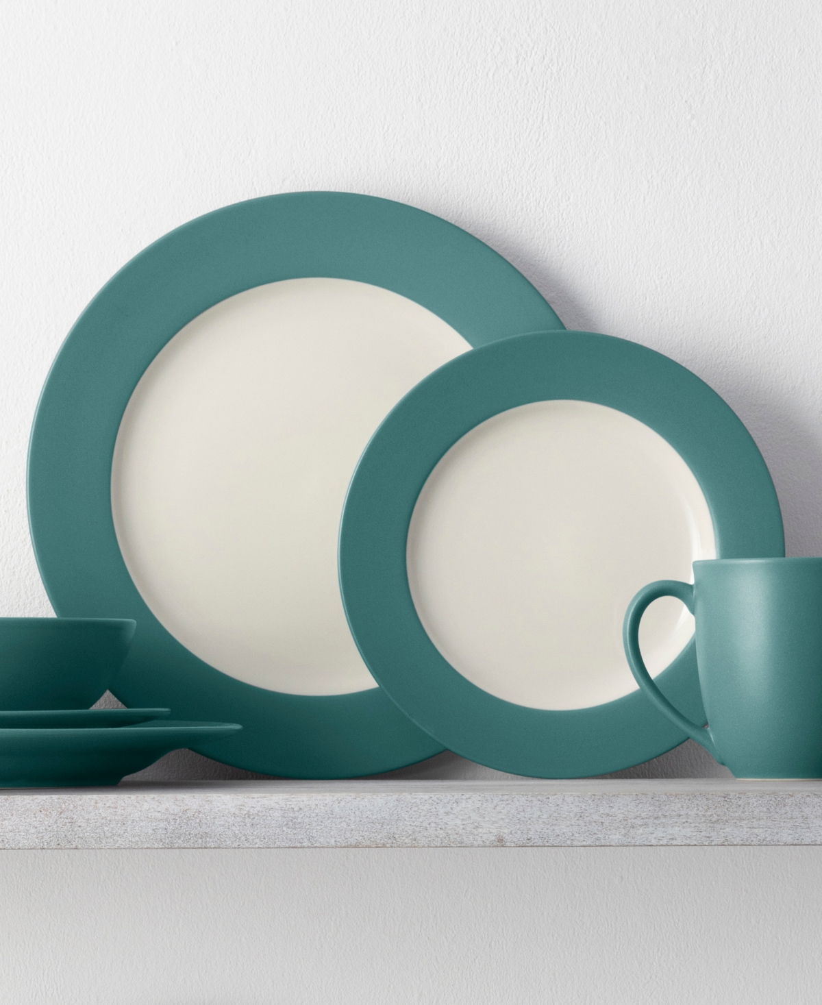 Noritake Colorwave Rim 16-pc. Dinnerware Set, Service For 4 In Blue