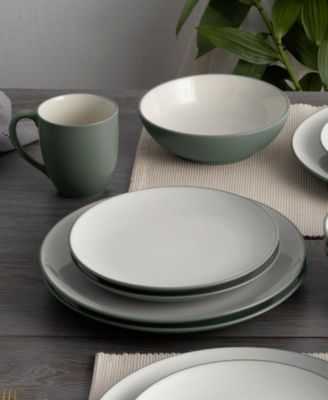 Colorwave Coupe 16 Pc. Dinnerware Set, Service for 4