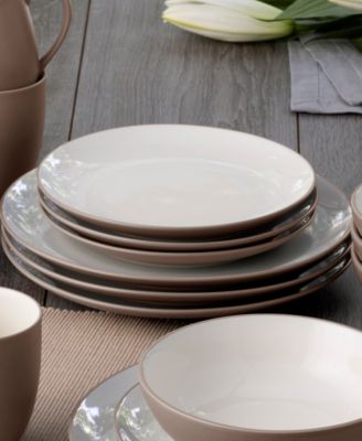 Colorwave Coupe 16 Pc. Dinnerware Set, Service for 4