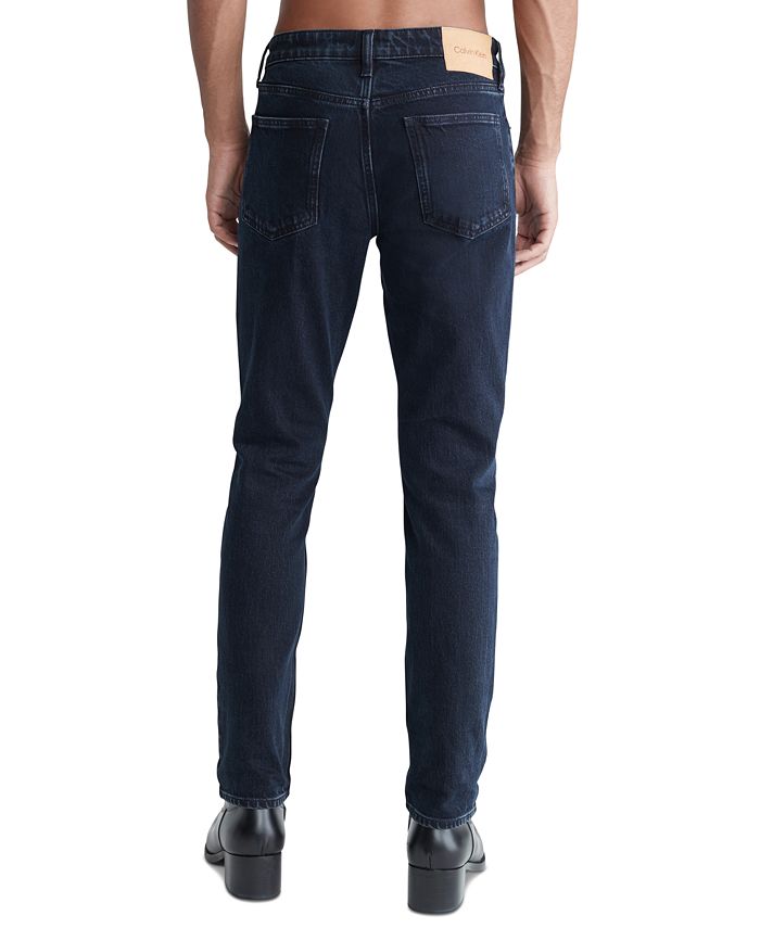 Calvin Klein Men's Slim Straight-Fit Stretch Jeans - Macy's