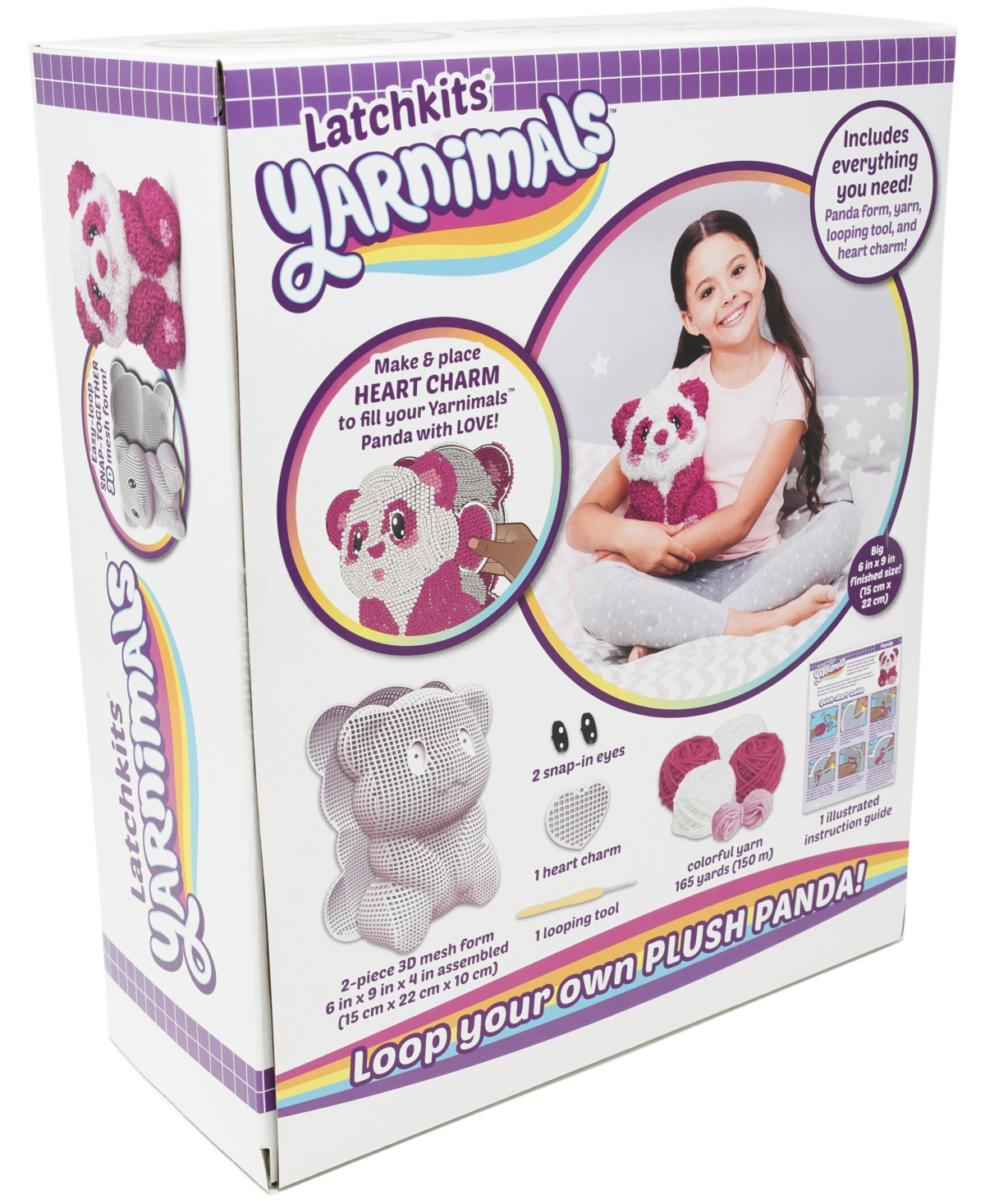 Playmonster Latchsets Yarnimals Panda Toy In No Color