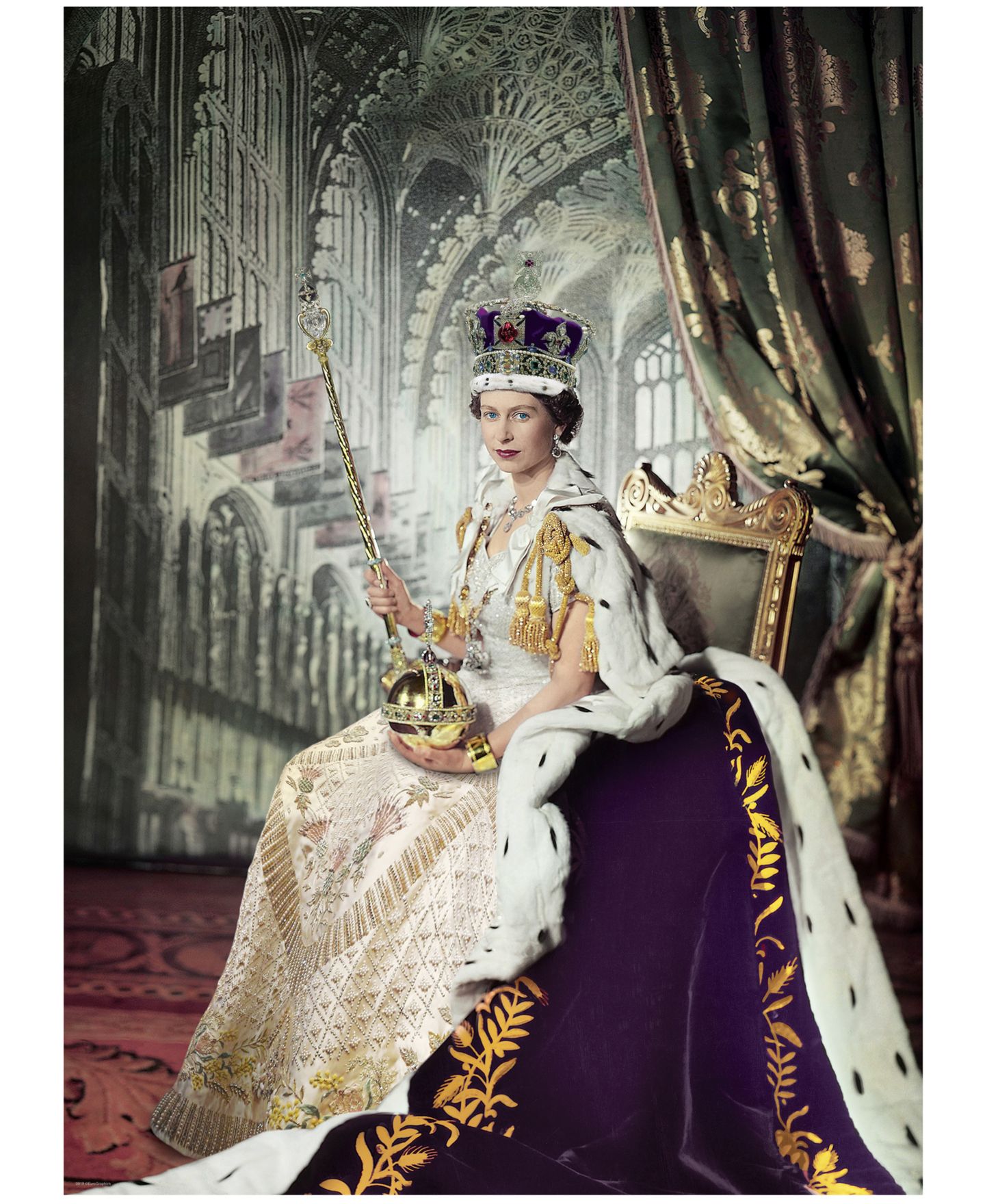 Детский пазл Eurographics Queen Elizabeth II Iconic Photography 1000-Piece Jigsaw Puzzle, Ages 12+ — фото 2