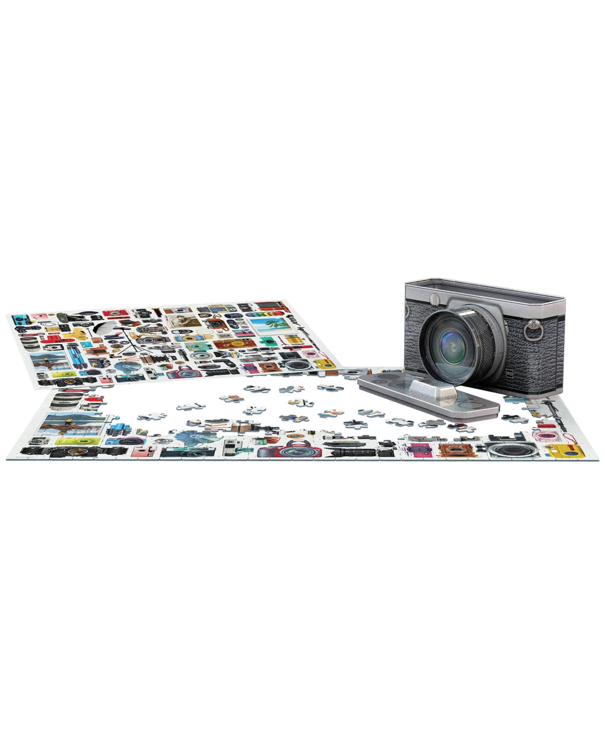 Shop University Games Eurographics Incorporated Classic Cameras Collectible Shaped Tin Puzzle, 550 Pieces In No Color