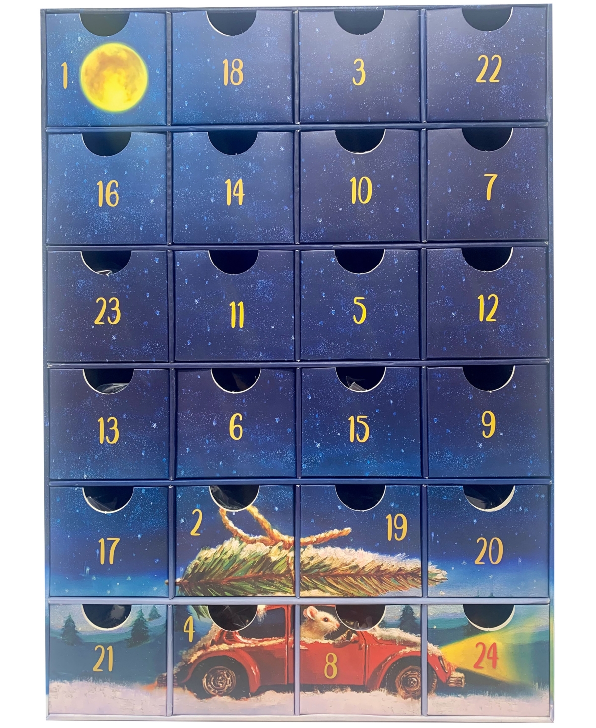 University Games Incorporated Christmas Animals Advent Calendar 24 Jigsaw Puzzles, 24 X 50 Pieces In No Color