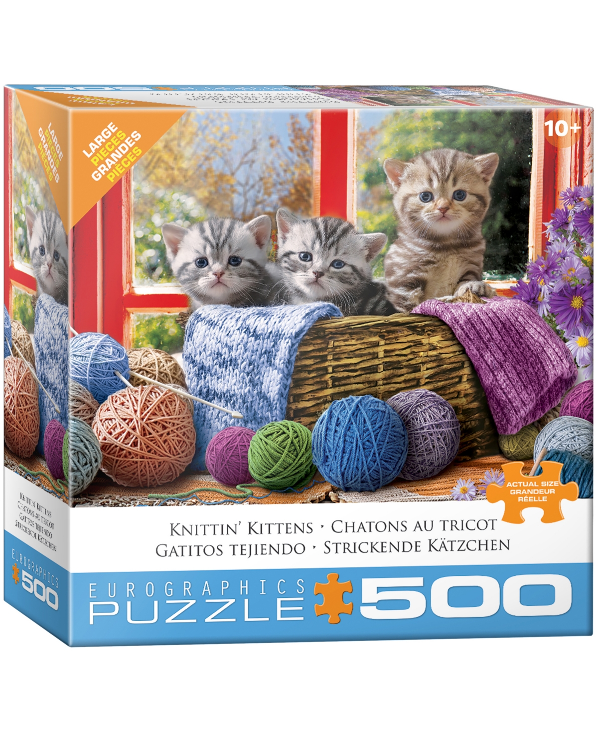 Shop University Games Eurographics Incorporated Knittin' Kittens Large Pieces Puzzle, 500 Pieces In No Color
