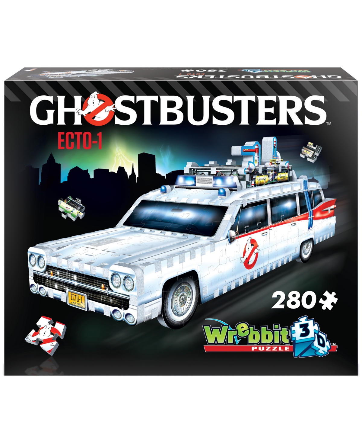 University Games Wrebbit Ghostbusters Ecto-1 3d Puzzle, 280 Pieces In No Color