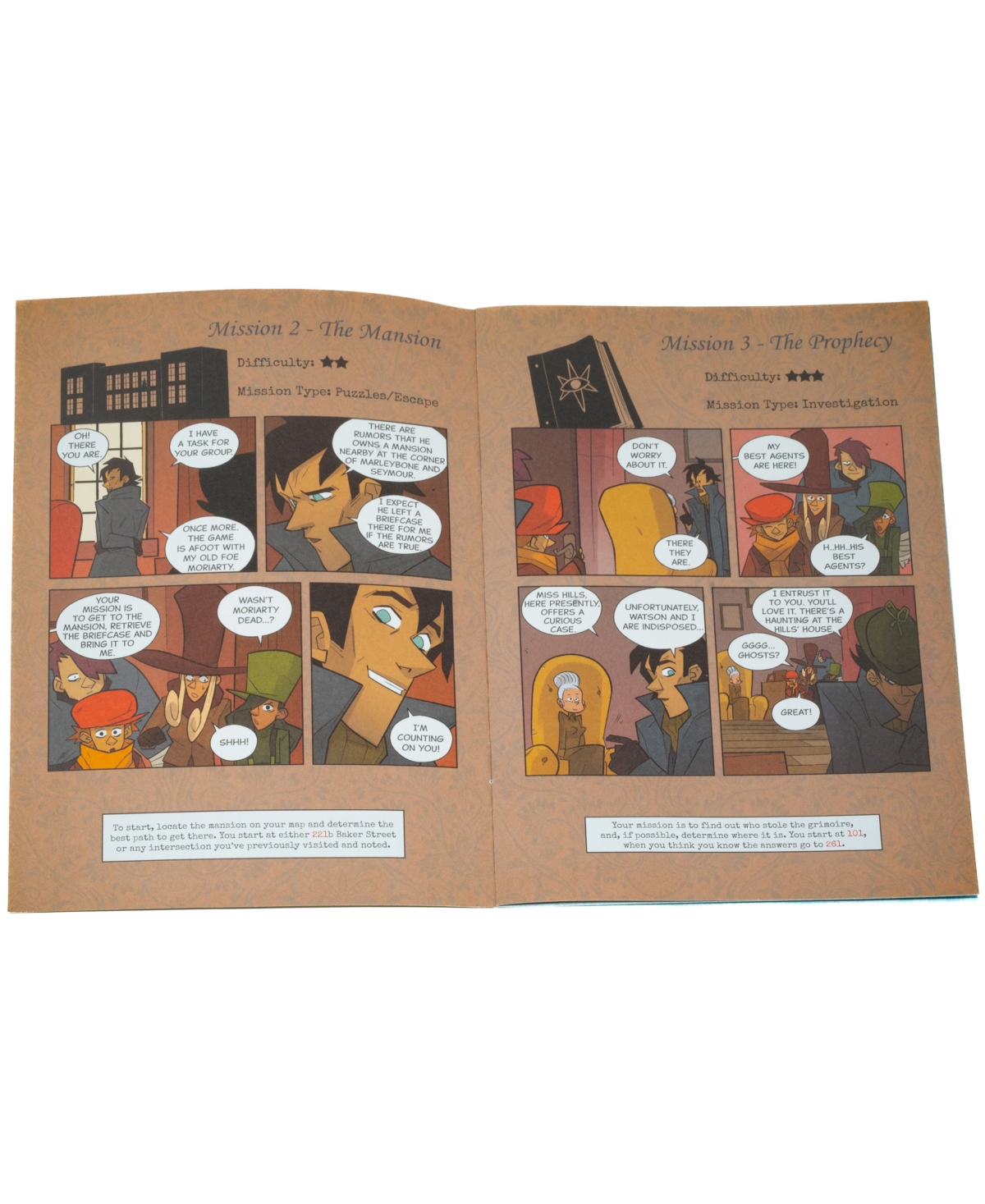 Shop University Games Graphic Novel Adventures Sherlock Holmes Baker Street Irregulars Family Game In No Color
