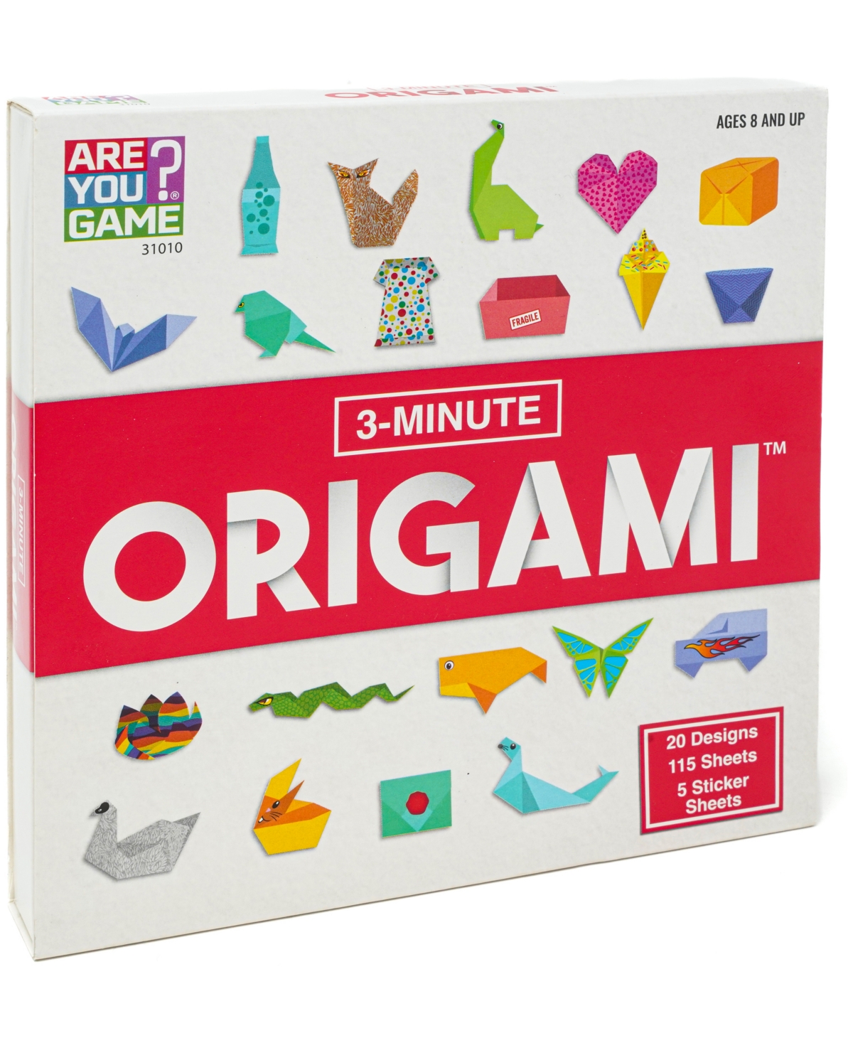 Areyougame Kids' 3-minute Origami In No Color
