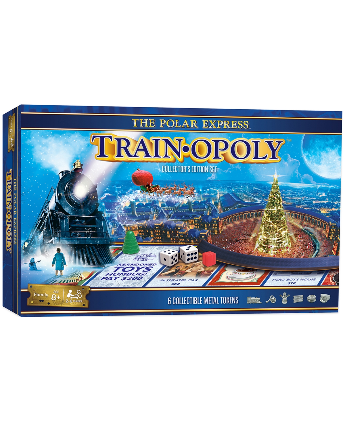 University Games Masterpieces Puzzles The Polar Express Train-opoly Collector's Edition Set In No Color