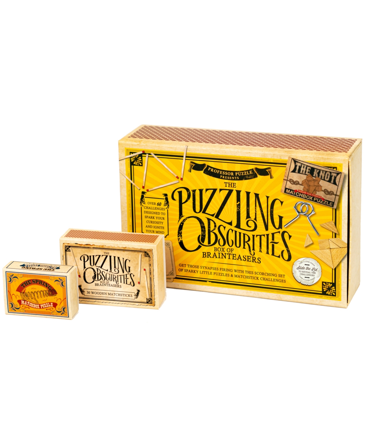 Shop University Games Professor Puzzle The Puzzling Obscurities Box Of Brainteasers In No Color