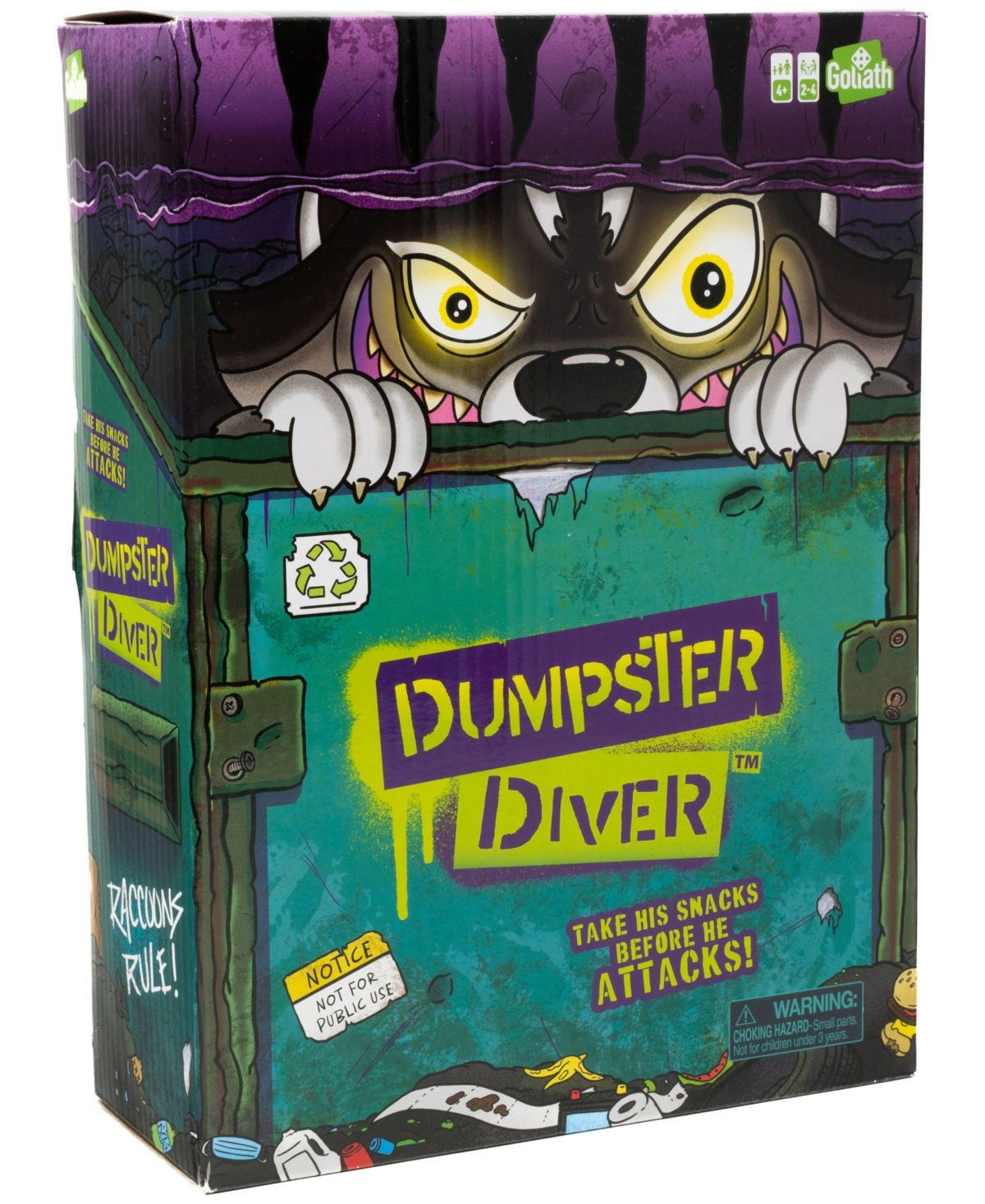 University Games Babies' Goliath Dumpster Diver Preschool Game In No Color