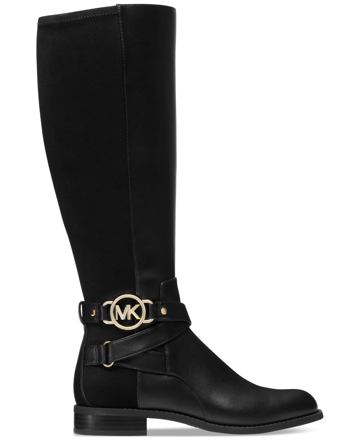 Shop Michael Kors Michael  Women's Rory Hardware Strap Riding Boots In Luggage