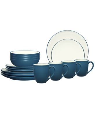 Colorwave Coupe 16 Pc. Dinnerware Set, Service for 4