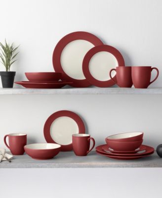 Colorwave Rim 16-Pc. Dinnerware Set, Service for 4