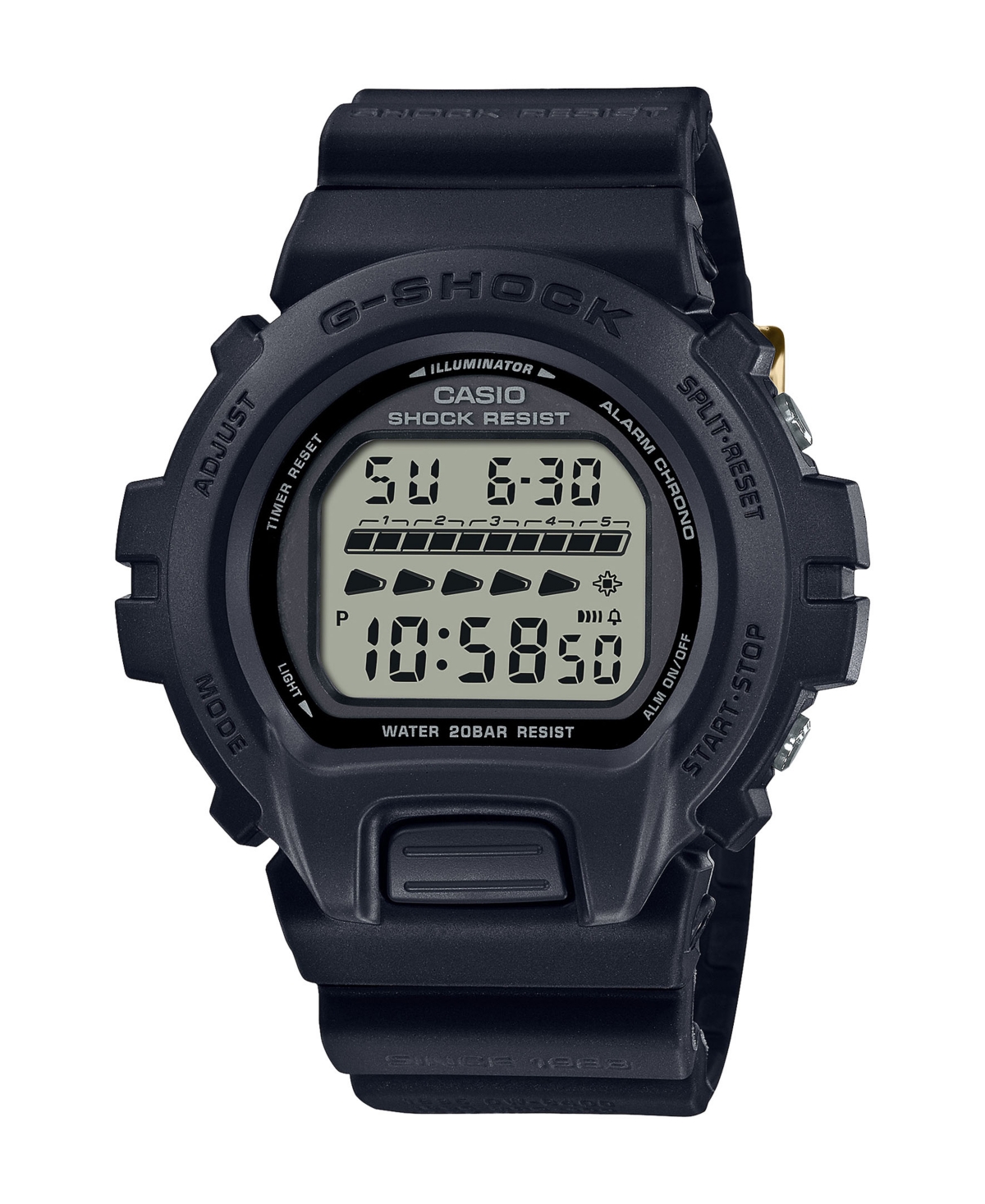 G-shock 40th Anniversary Men's Digital Black Resin Watch 50mm, Dw6640re-1