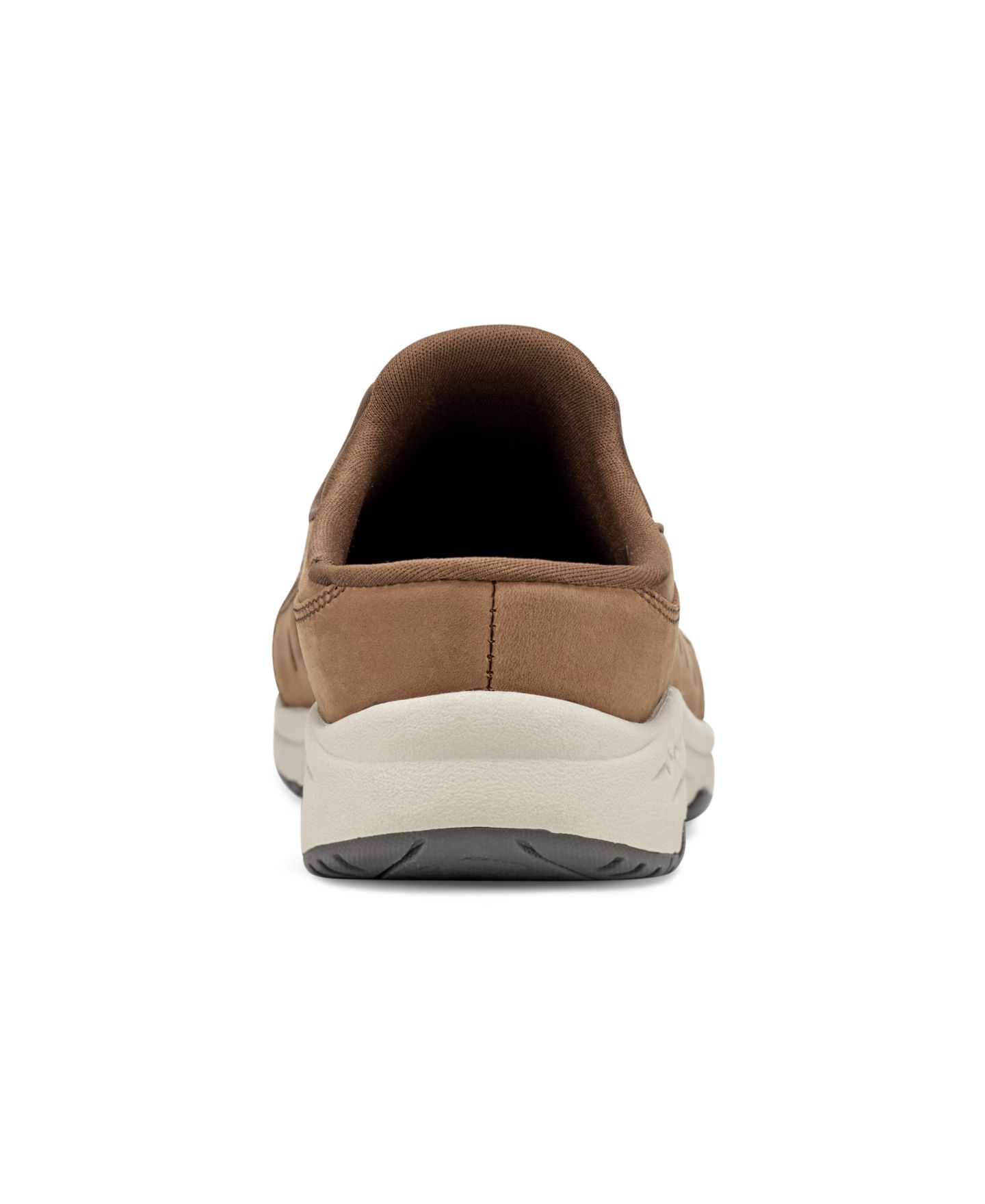 Женские кроссовки Easy Spirit Traveltime Slip-On Mule Walking, цвет: Коричневый кожаный — фото 3