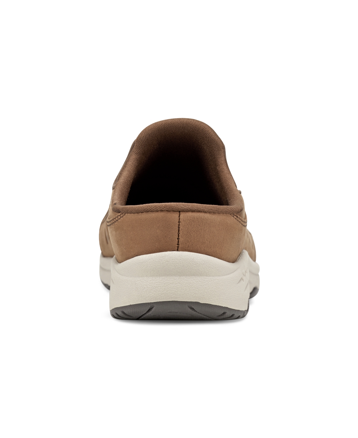Shop Easy Spirit Women's Travel Time Slip-on Walking Mules In Brown Leather