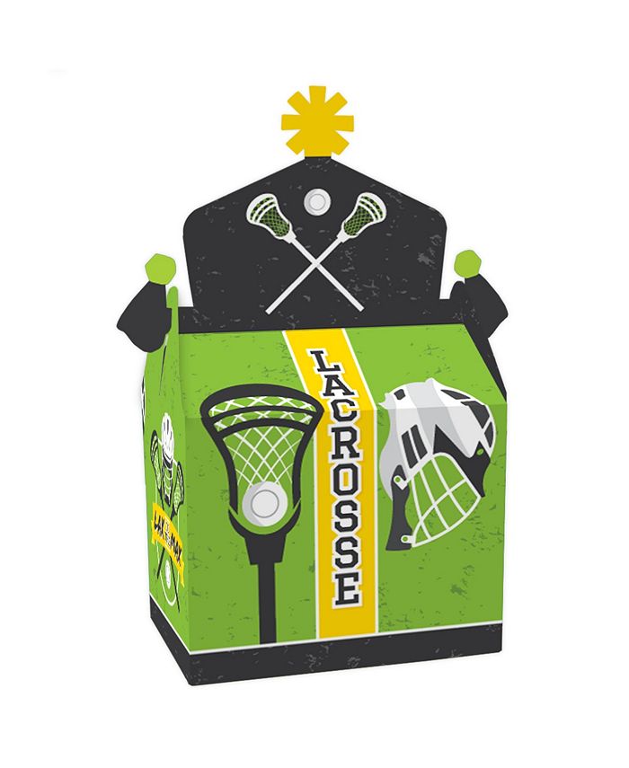 Big Dot of Happiness Lax to the Max Lacrosse Treat Box Party Favors