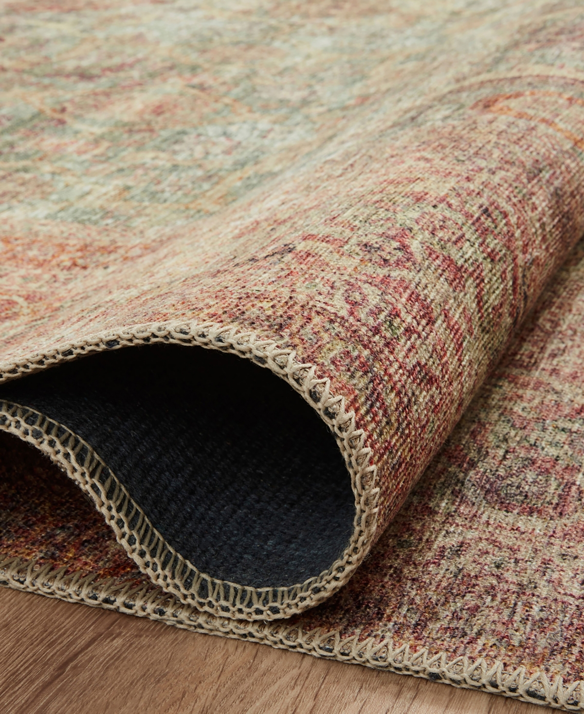 Amber Lewis Loloi Georgie Ger-03 3' 12' Area Rug - Red