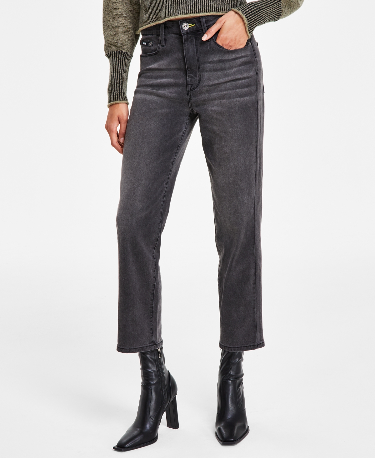 Women's Waverly Straight-Leg Jeans - Rinse Black