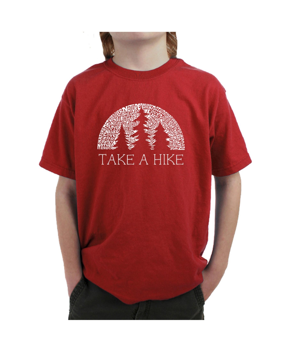 Big Boy's Word Art T-shirt - Nature Lover