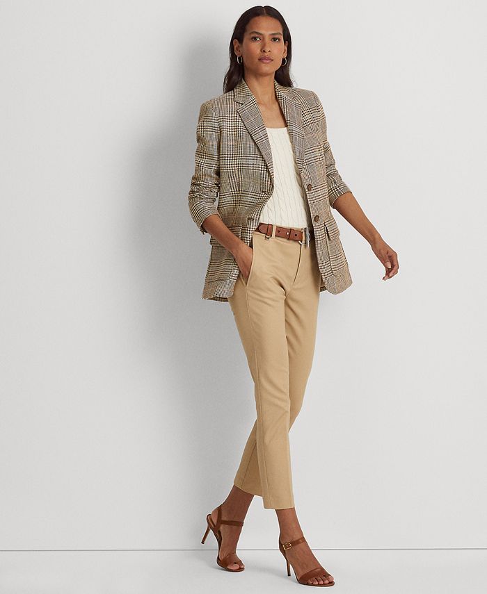 Lauren Ralph Lauren DoubleFaced Stretch Cotton Pant Macy's