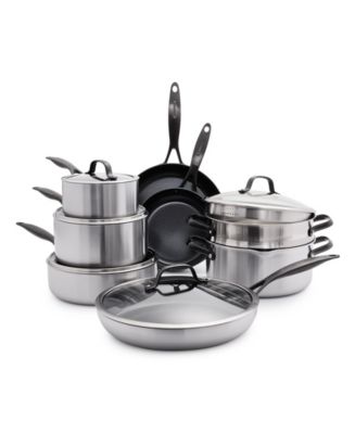 GreenPan Venice Pro Noir Tri-Ply Stainless Steel Ceramic Nonstick 13 ...