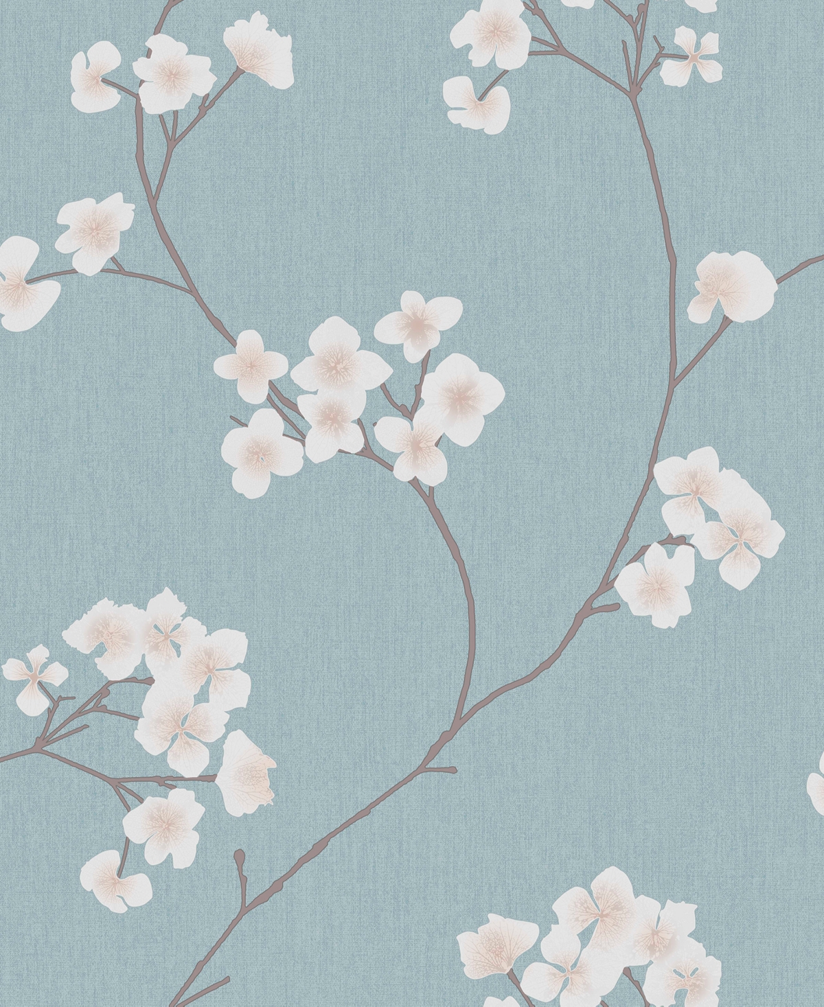 Shop Transform Blossom Peel And Stick Wallpaper In Blue