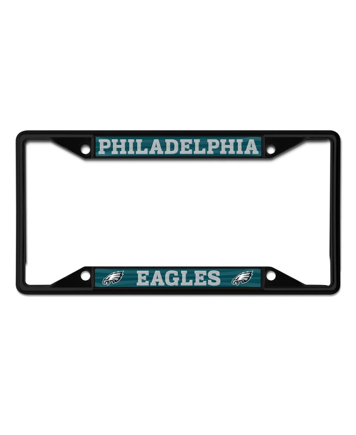 Shop Wincraft Philadelphia Eagles Chrome Color License Plate Frame In Green