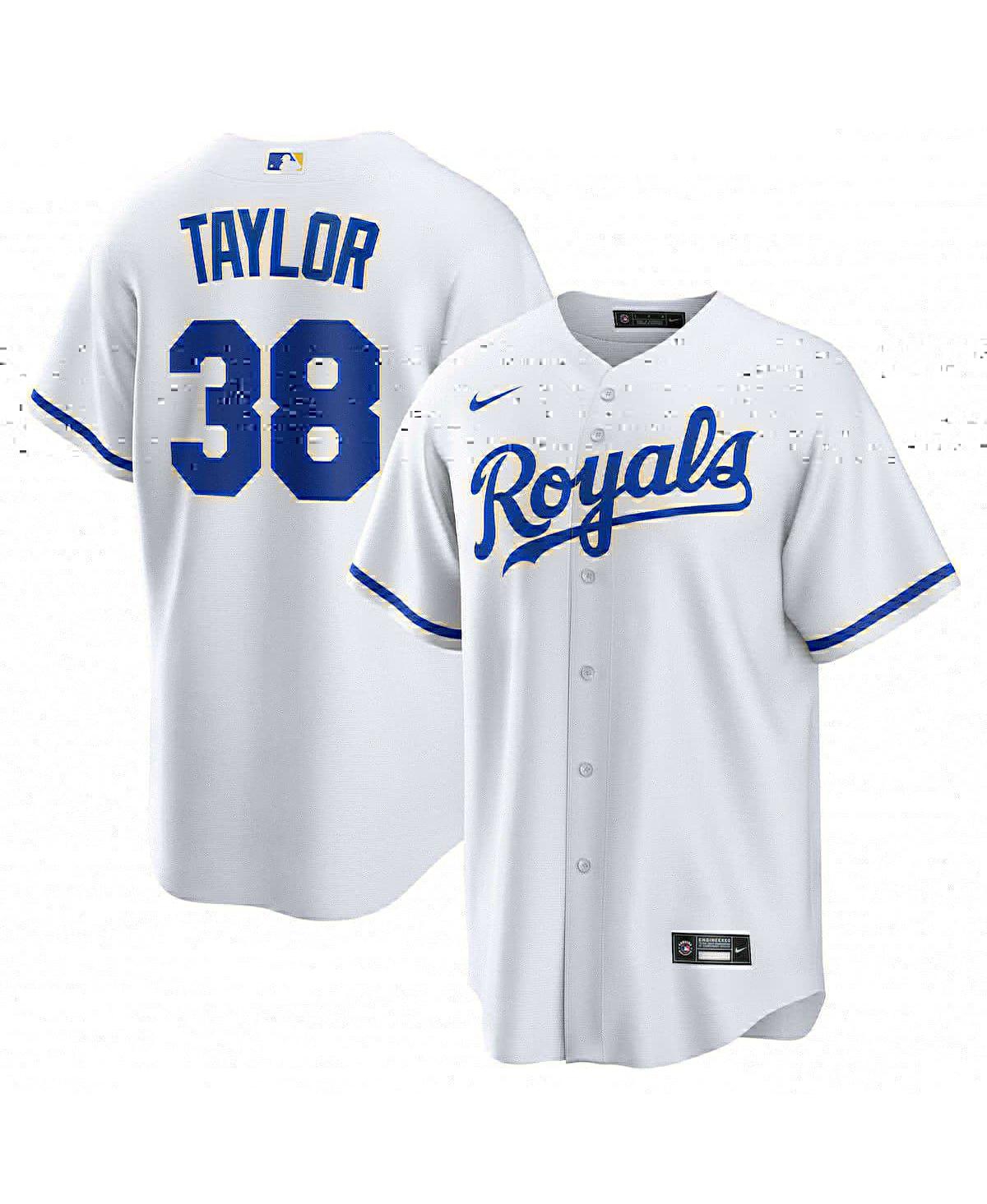 Men's Nike Josh TaylorKansas City Royals Home Replica Player Jersey - White