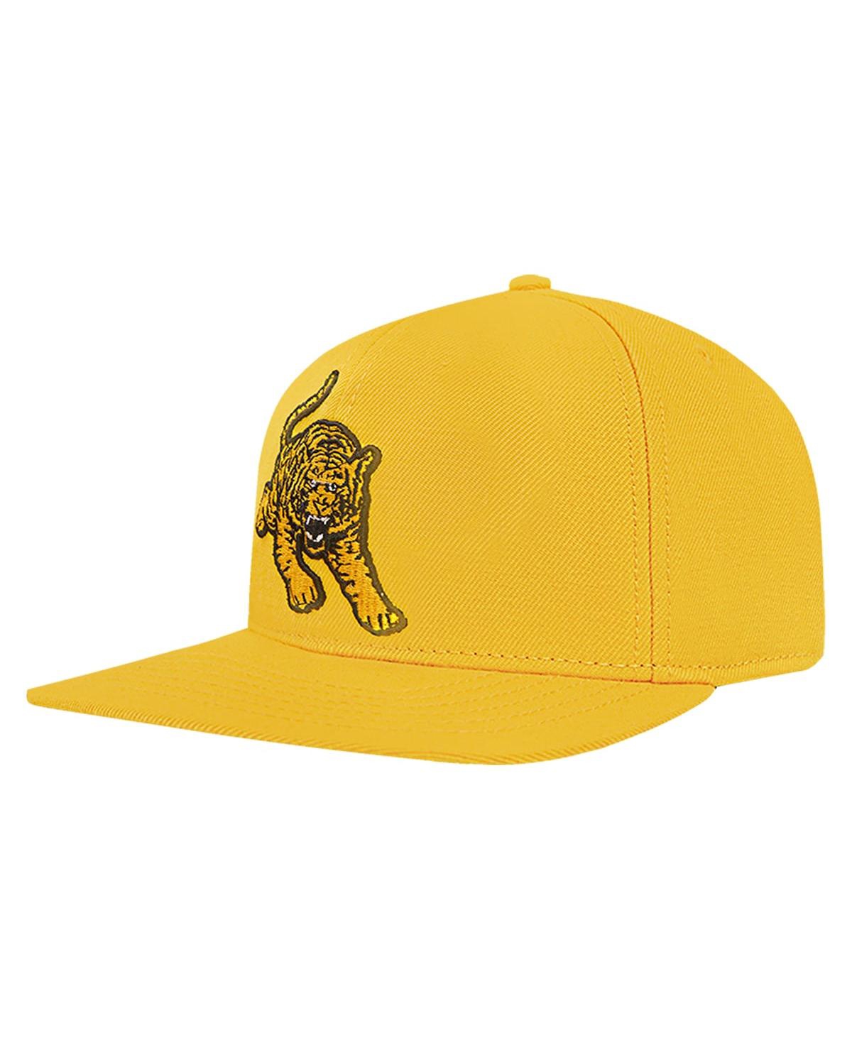 Shop Pro Standard Men's  Gold Tuskegee Golden Tigers Evergreen Mascot Snapback Hat