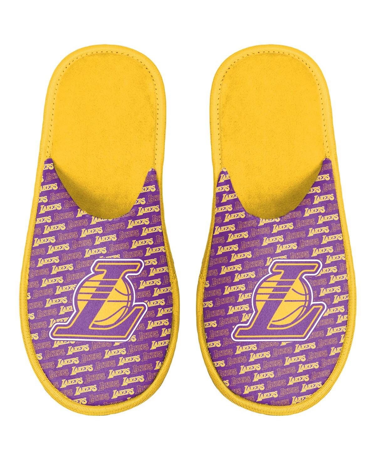 Foco Kids' Youth Boys And Girls  Los Angeles Lakers Team Scuff Slippers In Yellow