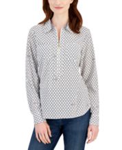 Macys white shop blouse