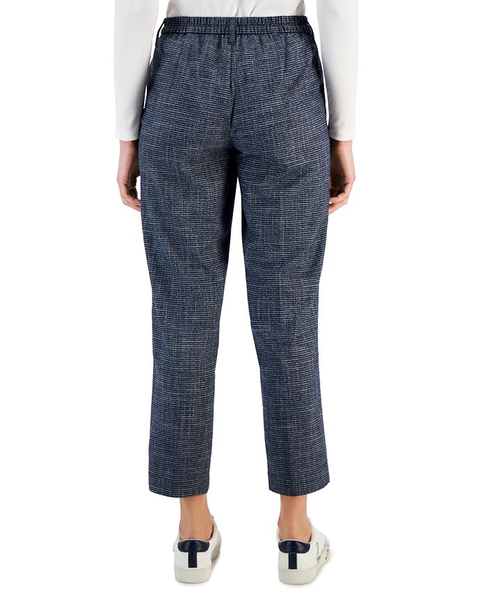 Tommy Hilfiger Women's Tweed Skinny Ankle Pants - Macy's
