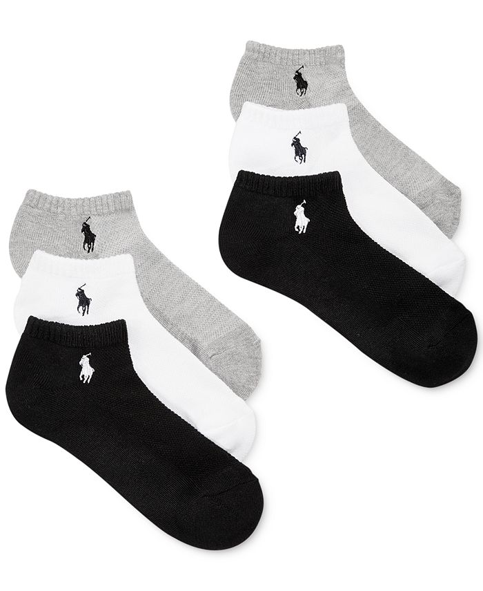 Polo Ralph Lauren Women's 6 Pack Sport Ankle Socks - Macy's