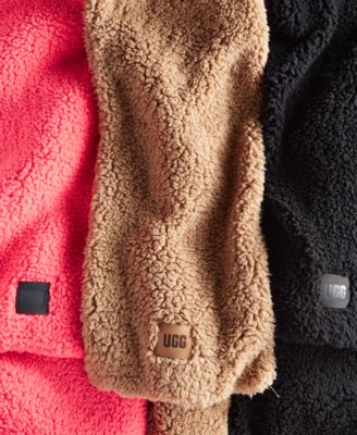 UGG® Women's Oversized Fleece Logo-Patch Scarf - Macy's