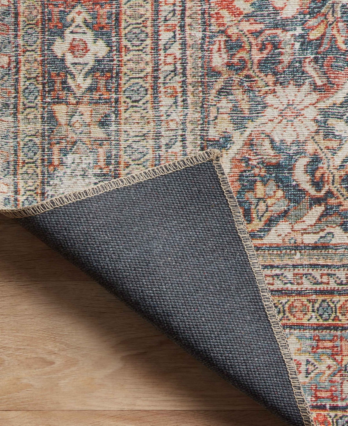 Amber Lewis Loloi Georgie Ger-01 Area Rug - Navy