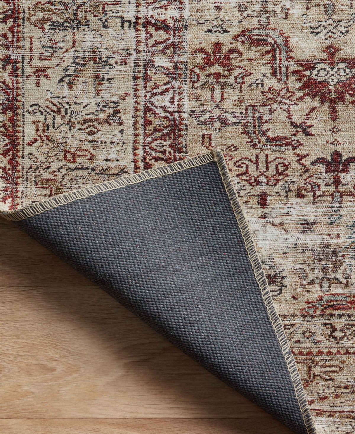 Amber Lewis Loloi Georgie Ger-04 3' 12' Area Rug - Beige