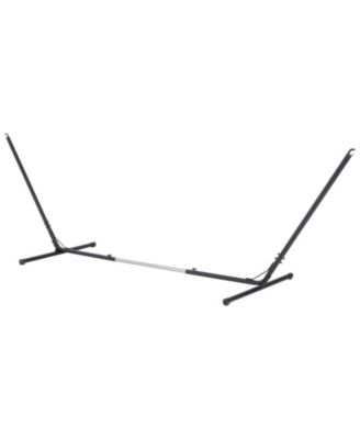 Universal Hammock Stand 10-13ft Adjustable Steel Stand Space-Saving and Portable Carrying for Indoor and Outdoor Use, Black