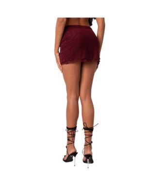 Women's Ariyah Mesh Mini Skirt