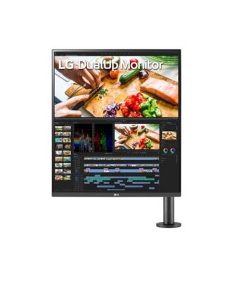 LG 28 inch SDQHD 16:18 DualUp Monitor with Ergo Stand - Macy's