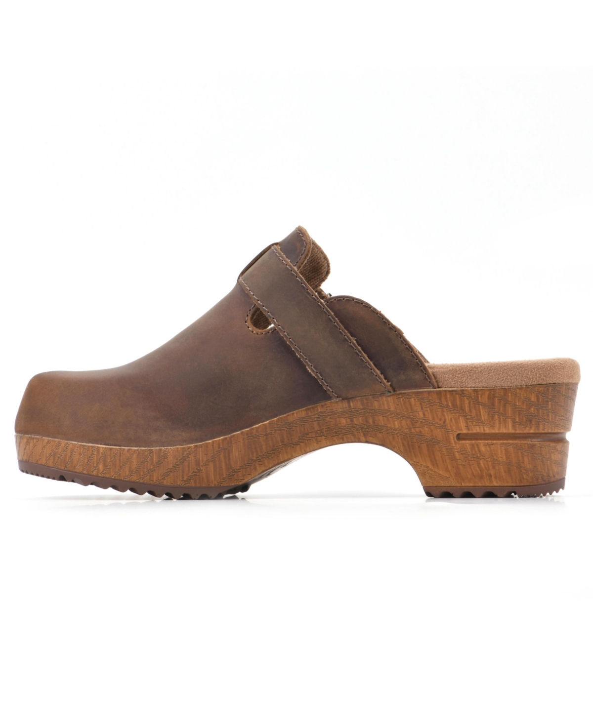 Shop White Mountain Women's Behold Clogs In Brown,leather