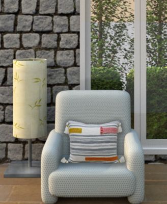 Linden Street Handwoven Embroidery Braid Couching Decorative Pillow, 14'' x 20''