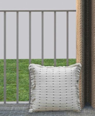 CLOSEOUT! Linden Street Layered Handwoven Super Soft Decorative Pillow, 20" x 20"