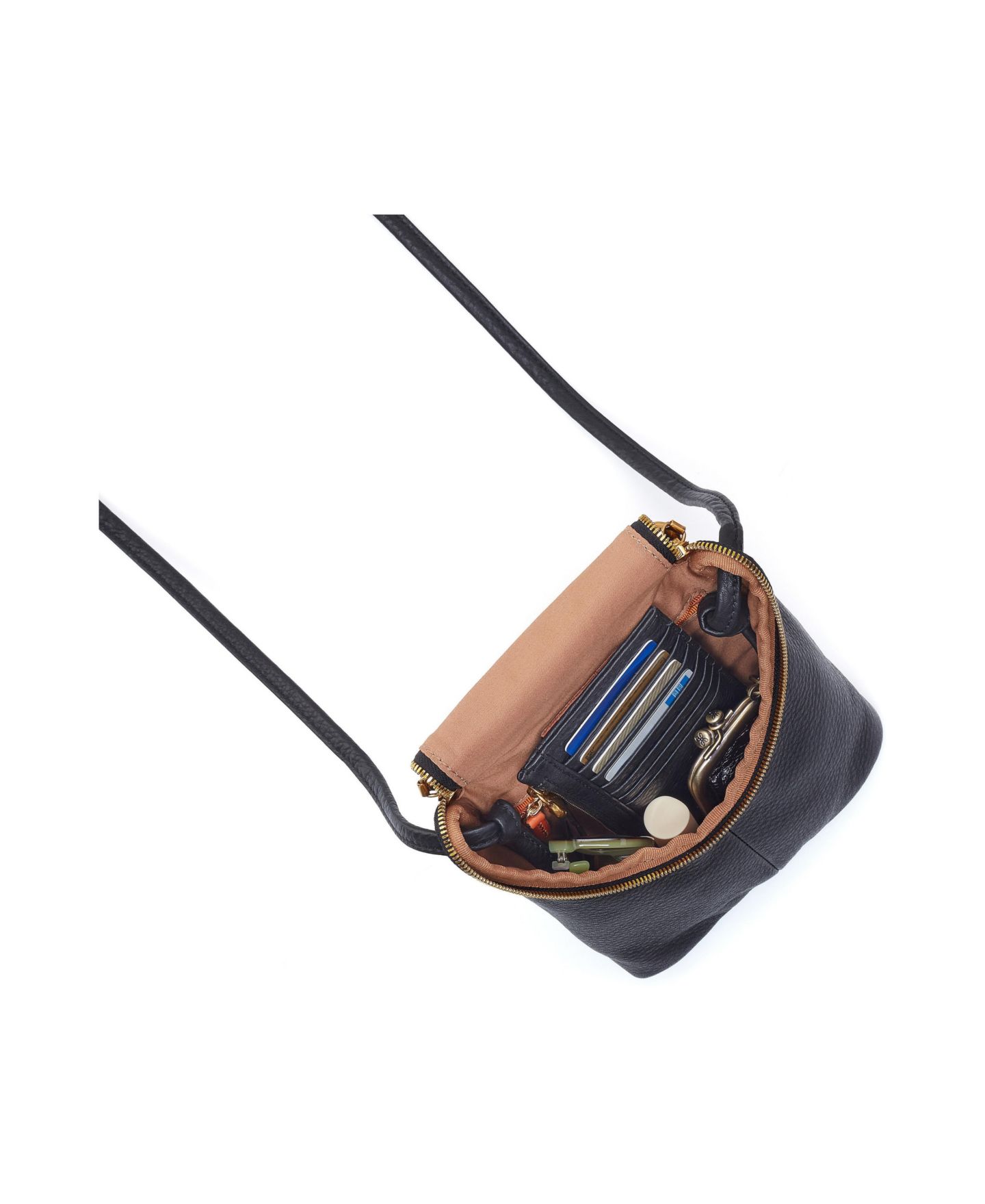 Женская сумка HOBO Fern Crossbody, цвет: Чёрный — фото 3