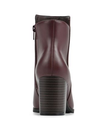 White Mountain Women s Vogued Heeled Booties Macy s